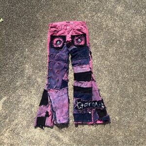 1/1 eternal 9 patchwork pants